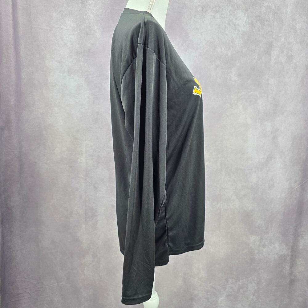 A4 Black Long Sleeve‎ Lady Indians Sportswear Activewear Tshirt Small - Picture 3 of 7